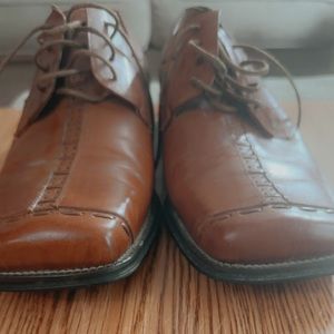 ⭐️ Zengara Square Toe Leather Brown Oxfords 12M Fall-Winter Men’s Fashion